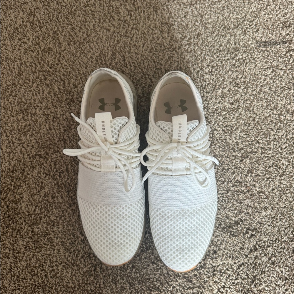 Under Armour Men's White Athletic Shoes